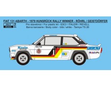 Decal –  Fiat 131 Abarth - 1979 Hunsrück rallye winner - Röhrl / Geistdörfer